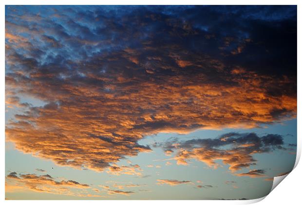 Clouds at Dawn Print by graham young