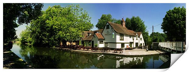 The Three Horseshoes at Winkwell Print by graham young
