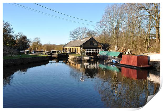 Bulbourne Dry Dock Print by graham young