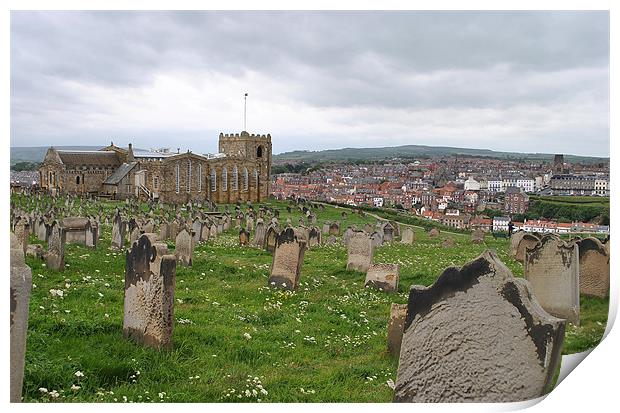 St Marys Church, Whitby Print by graham young