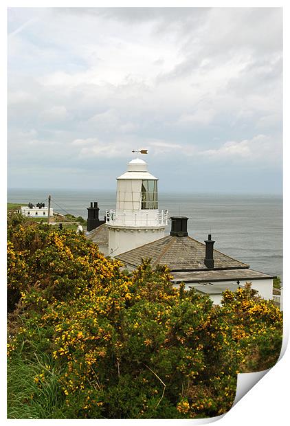 Whitby High Lighthouse Print by graham young