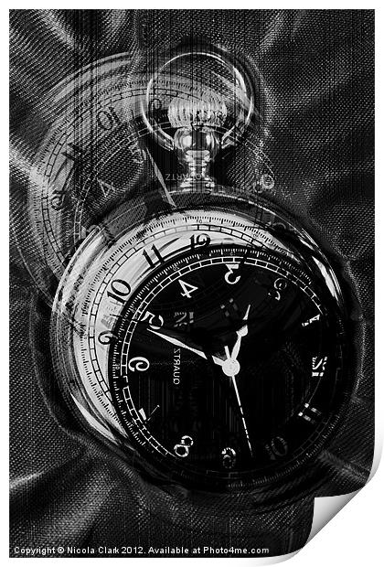 Timepiece Print by Nicola Clark