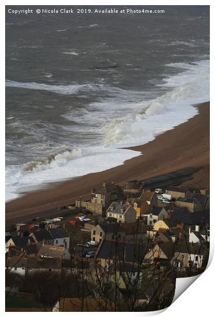 Storm at Sea Print by Nicola Clark