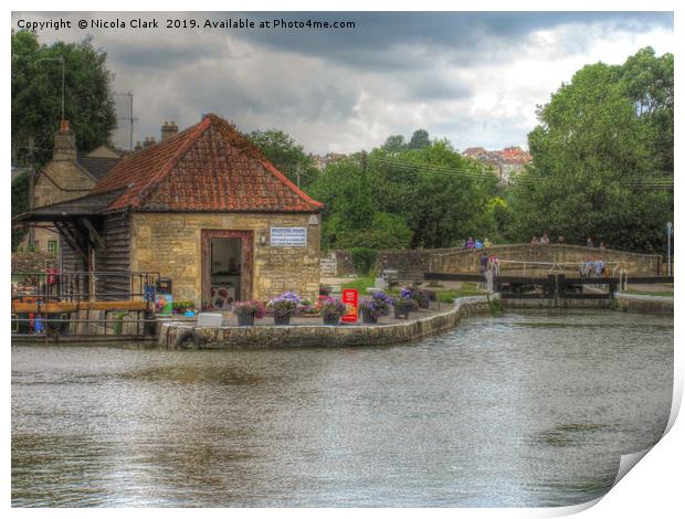 Bradford Wharf Print by Nicola Clark