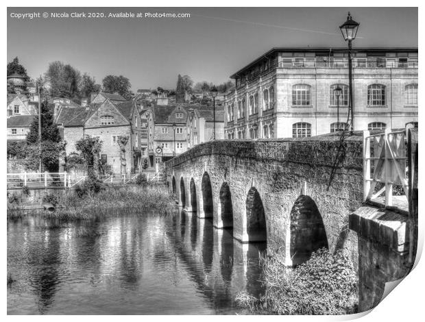 The Town Bridge  Print by Nicola Clark