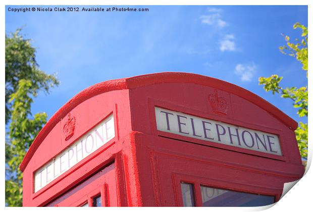 A Timeless Communication Icon Print by Nicola Clark