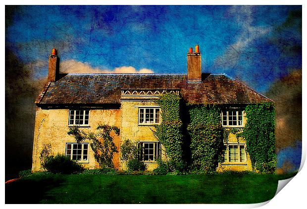 A Country House Revisited Print by Christine Lake
