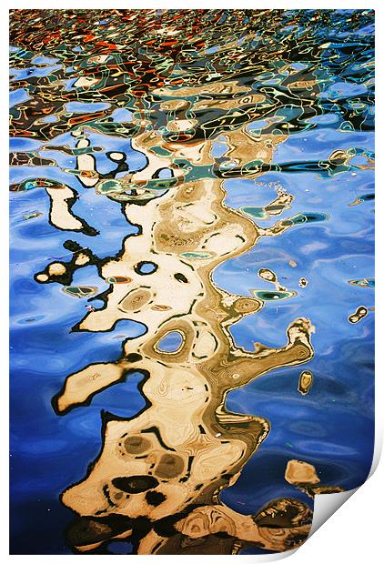 Water Ripples Print by Christine Lake