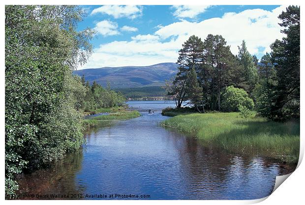 Loch Morlich Print by Derek Wallace