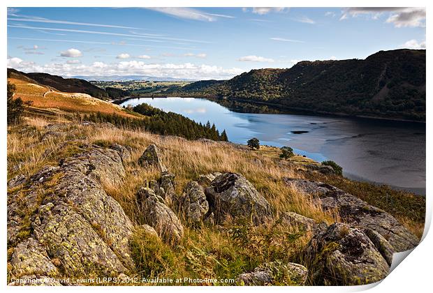 Haweswater Reservoir - Cumbria Print by David Lewins (LRPS)