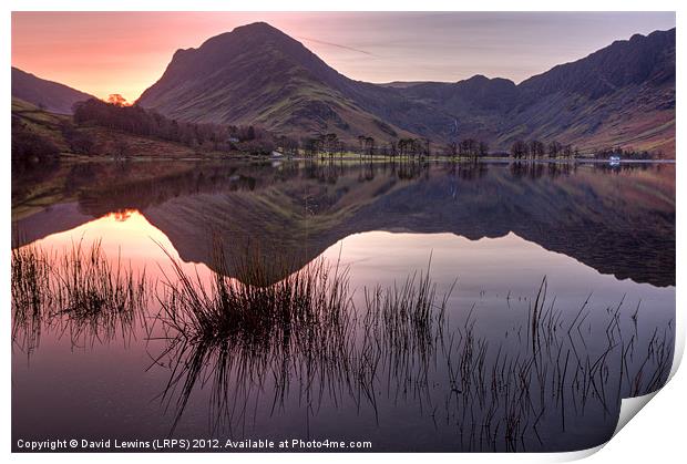 Fleetwith Pike - Buttermere Print by David Lewins (LRPS)