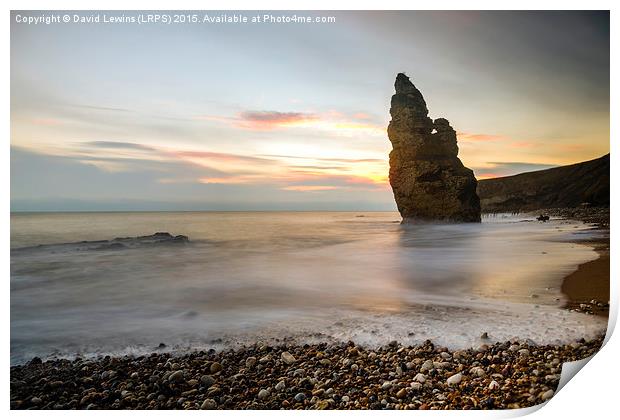  Liddle Stack - Chemical Beach, Seaham Print by David Lewins (LRPS)