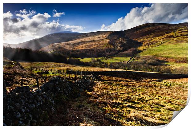 The Cheviot, Northumberland National Park. UK Print by David Lewins (LRPS)