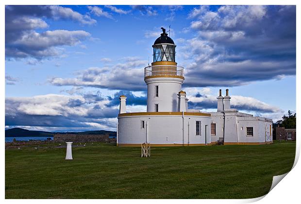 Chanonry Point Lighthouse - Black Isle Print by David Lewins (LRPS)