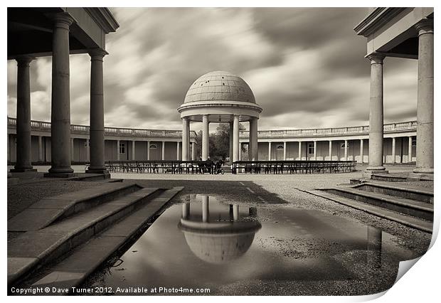 Eaton Park Bandstand, Norwich Print by Dave Turner
