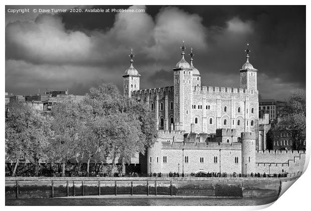 Tower of London Print by Dave Turner