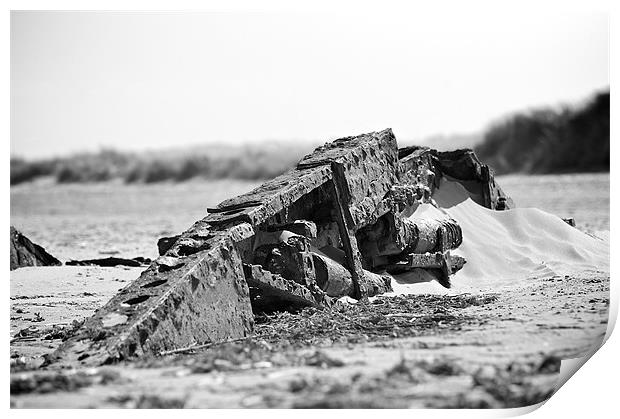 War Relic Print by Robert Geldard