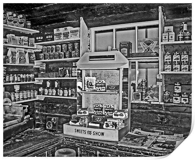 Old Corner Store. Print by paulette hurley