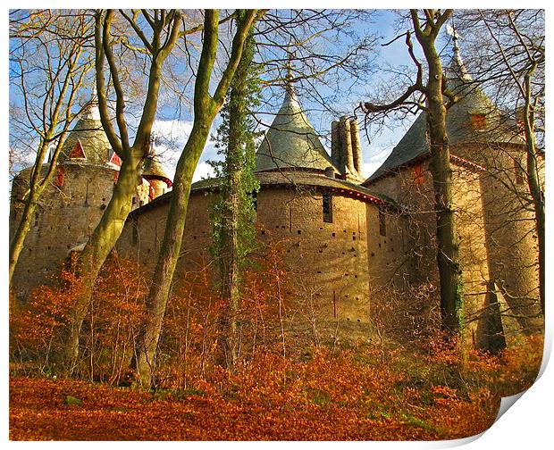 Castell Coch-Cardiff-Wales. Print by paulette hurley