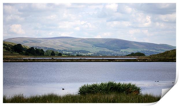 Pendle Hill Print by Peter Elliott 