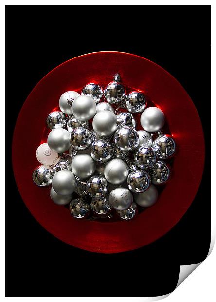 Baubles Print by Peter Elliott 