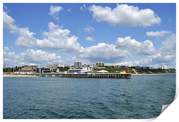 Bournemouth Pier Print by Donna Collett