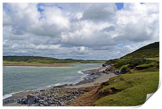 Ogmore-By-Sea Print by Donna Collett