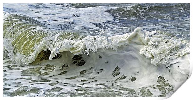 Milky Wave Print by Donna Collett
