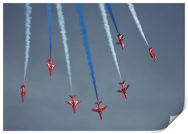 Red Arrows Print by Nigel Coomber