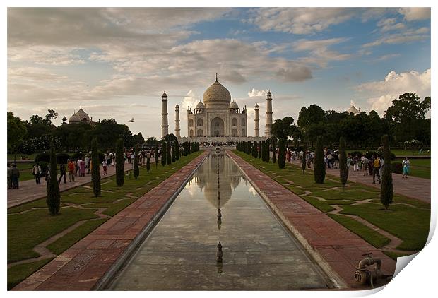 Taj Mahal Print by Carlo Macinai