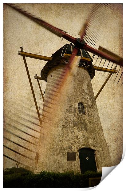 Brassers Mill, Biggekerke (Netherlands) Print by George Parapadakis