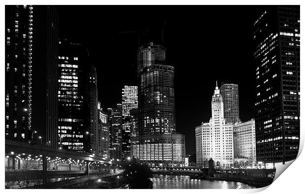 City Signature - Chicago, IL Print by George Parapadakis