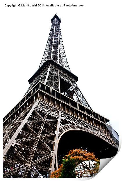 Eiffel Tower Print by Mohit Joshi