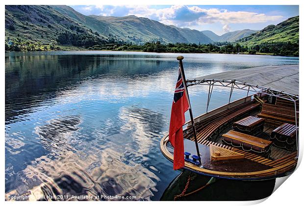 Ullswater, Lake District Print by Phil Hall
