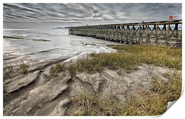 Sharpness dockyard Print by Tony Bates