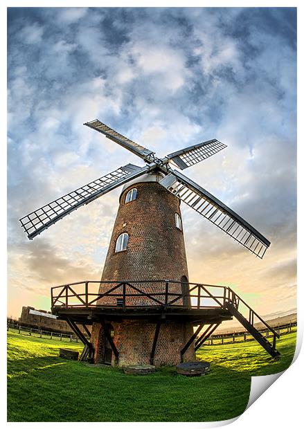 Wilton Windmill Print by Tony Bates