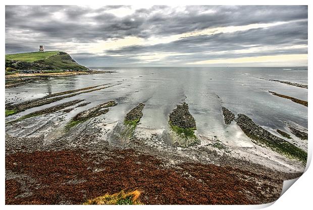 Kimmeridge bay Print by Tony Bates