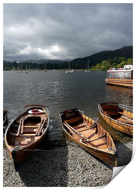 Windermere Water Print by Tony Bates