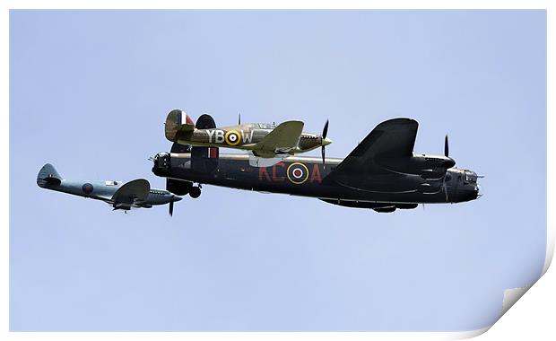 The Royal Air Force Battle of Britain Memorial Fli Print by Tony Bates