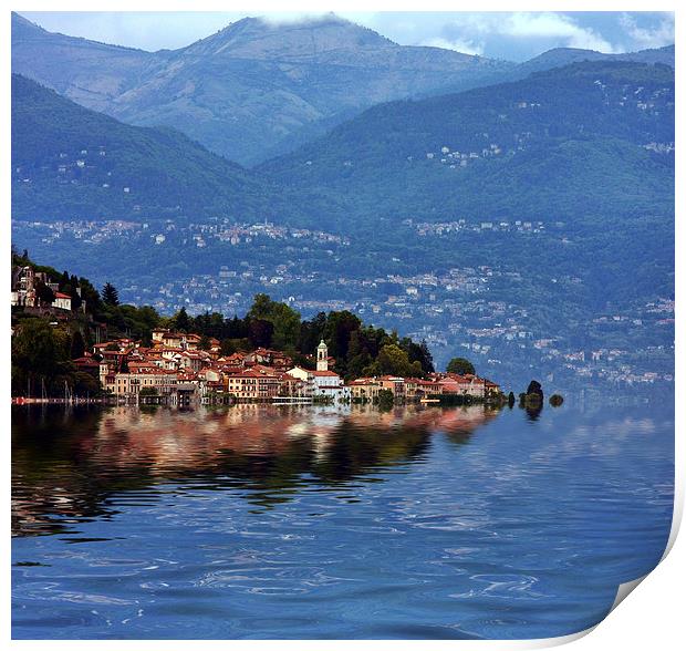 Lake Maggiore Italian lakes Print by Tony Bates