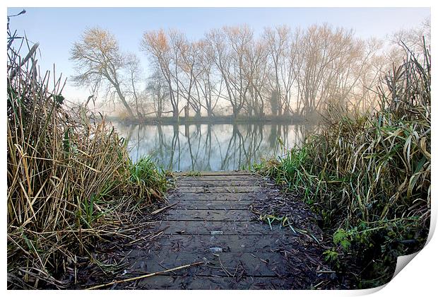  River Thames Print by Tony Bates