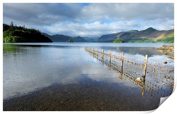  Derwent water Cumbria Print by Tony Bates