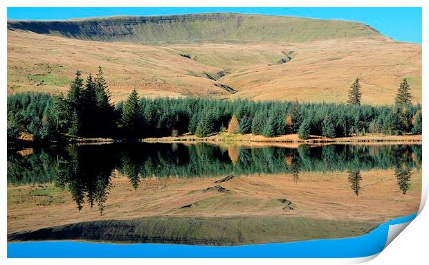  Beacons Reservoir Print by Tony Bates