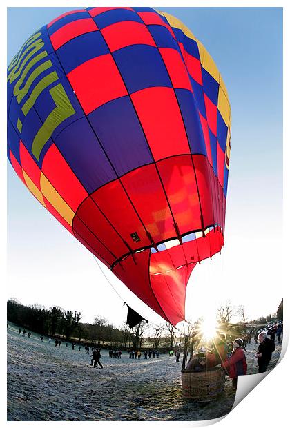 Hot air Ballooning Print by Tony Bates