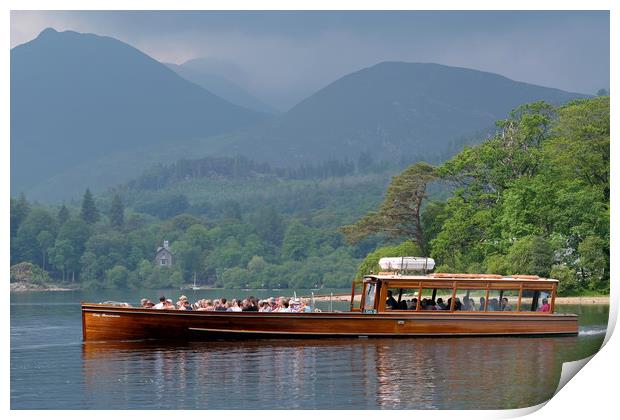 Lady Derwent water Print by Tony Bates