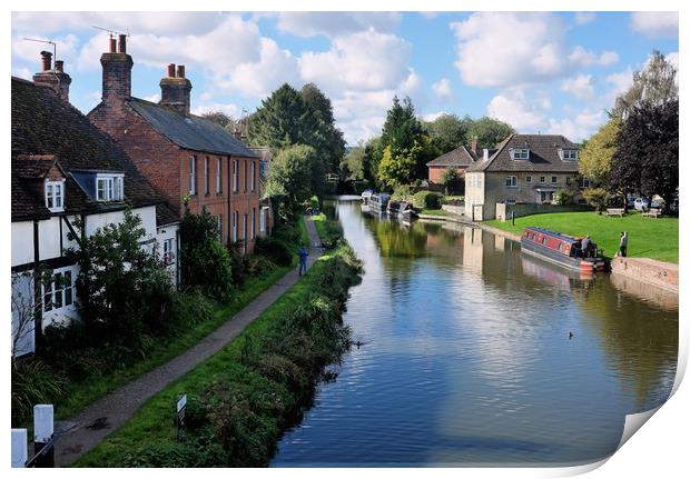Hungerford and Kennet Print by Tony Bates