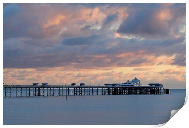 Llandudno Pier Print by Tony Bates