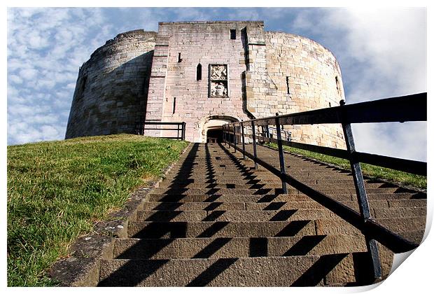 York Castle Print by Tony Bates