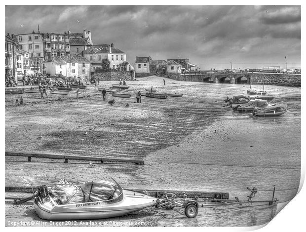 St. Ives Beach Print by Allan Briggs