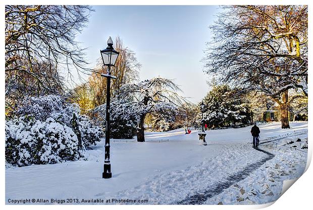 Museum Gardens, York Print by Allan Briggs